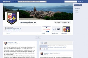 profil facebook gendarmerie du var