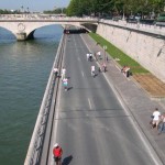 voies sur berges pour les piétons à Paris