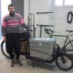 velocité, coursiers à vélo